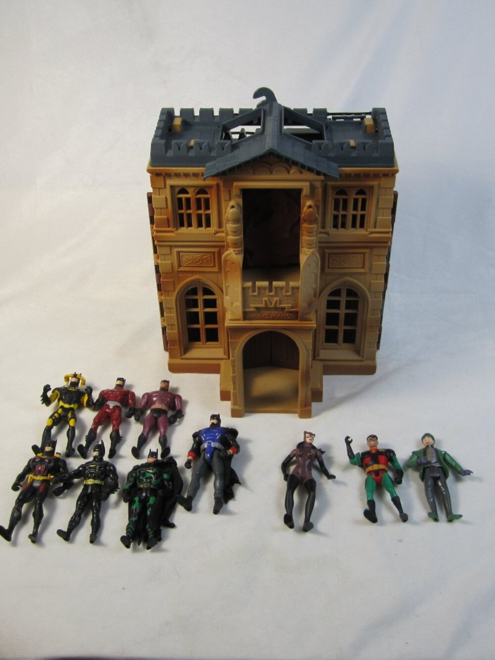 Batman Returns 1991 Wayne Manor Command Center Kenner Playset W/ Mixed Figures